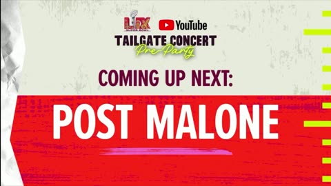 FEBRUARY 9 2025 POST MALONE SUPER BOWL TAILGATE PARTY CONCERT PART 1