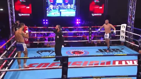 Andrew Tate in his prime getting beaten in the ring and quitting early