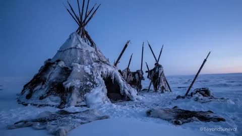 Nomads vs Eternal Snowstorm Unbelievable Life of Nomads Surviving in −71°C Yakutia 2