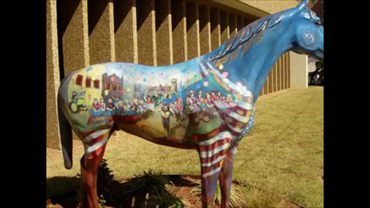 Stay Optimistic presents Grazing Masterpieces: Exploring Horse Sculptures Across America. Part 2