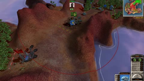 Massive Assault Network 2 (TBS game): map San Femando, playing on Linux (Lutris, Wine, Conty): won