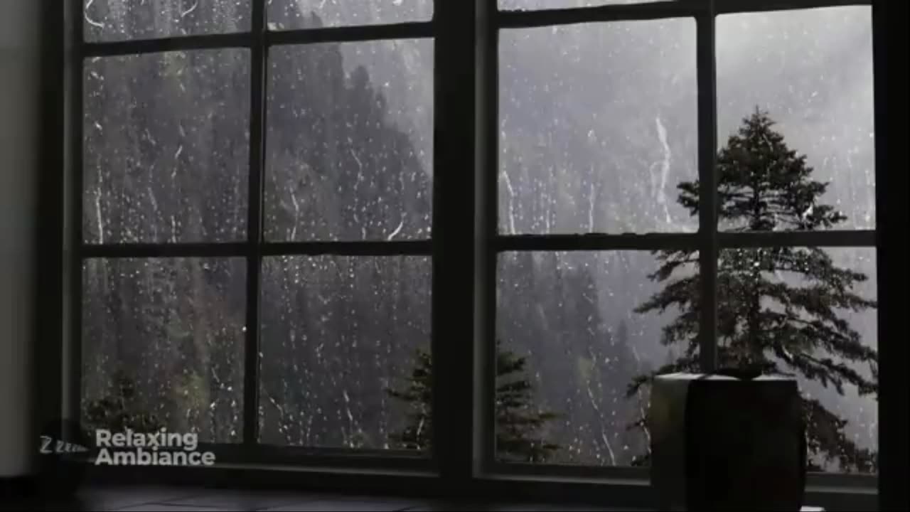 Rain water sound for sleep
