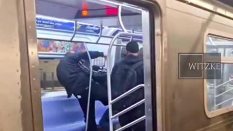Insane Chimp Out On Public Transit Because Racism