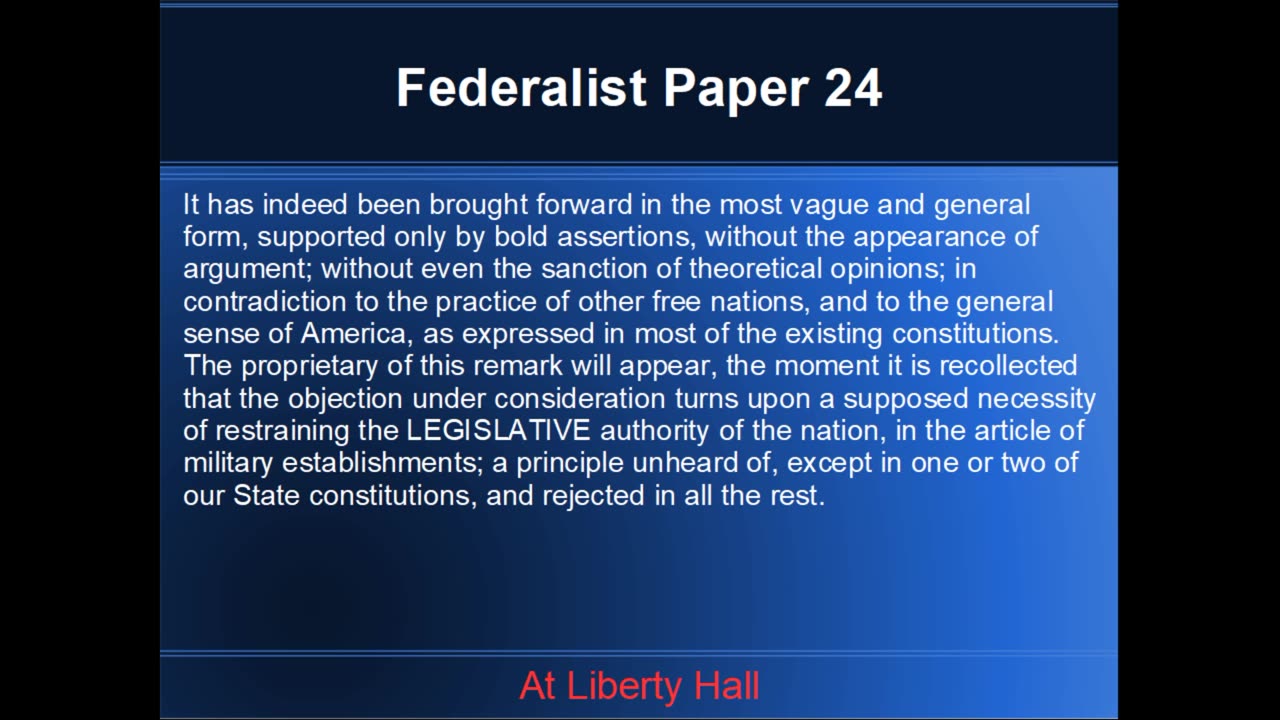 Introduction to the Constitution, Class 14, by the Grumpy Old Vet