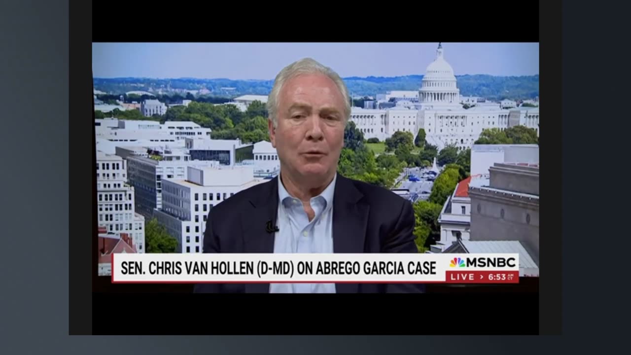 Van Hollen: Abrego Garcia Has Been Traumatized, Doesn't Understand Why So We Must Fight 4 His Rights