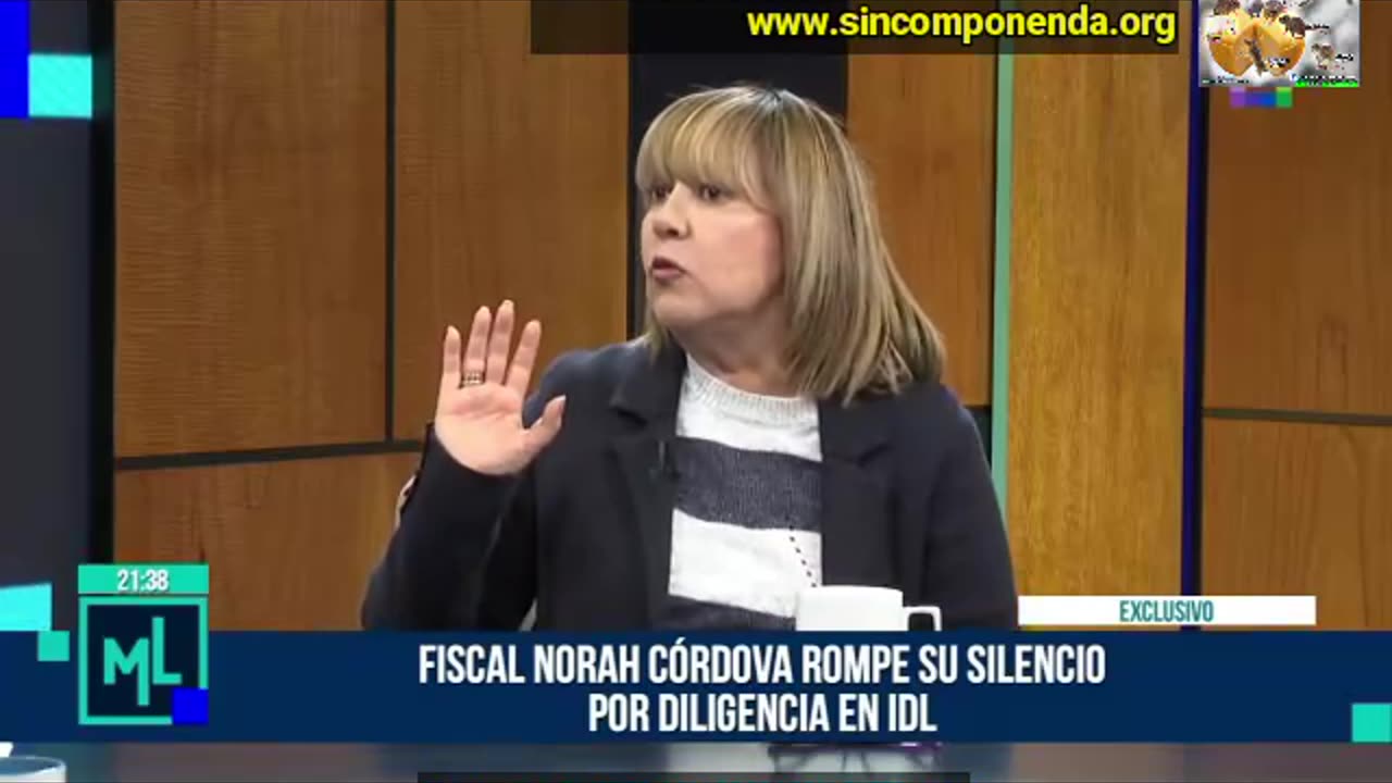 FISCAL NORA CÓRDOVA TERMINA DE TUMBAR A GORRITI Y A SÁNCHEZ
