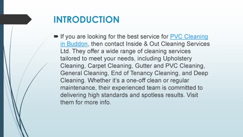 Best PVC Cleaning in Buddon
