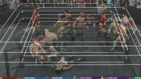 Becky Lynch and Jey Uso Cause Pure Chaos in the Tornado Tag Team Match -Coach Jdub WWE2K25 Part 17.
