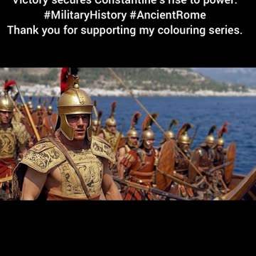 Rome vs Maxentius 312 AD Battle of the Milvian Bridge #AncientRome