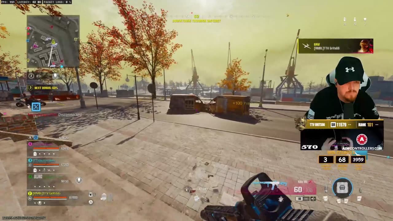 Rank 1 Warzone Player Dominates Quad Lobby!