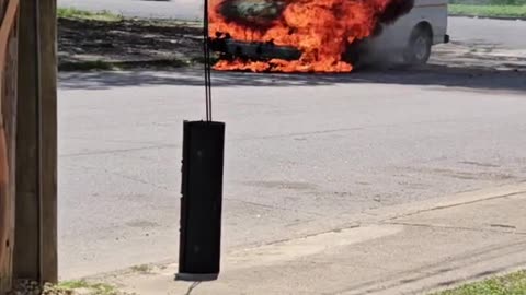 Van Fire In Orange Mound