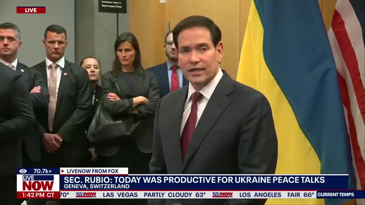 Sec. Rubio provides update on Ukraine peace talks