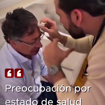 Polémica por video de Gustavo Petro, recibiendo inyecciones directamente en la cabeza