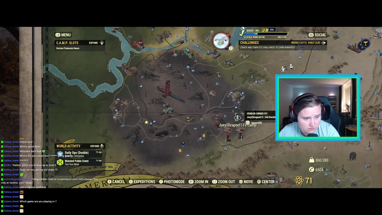 Fallout 76 Continuing The Path To Become A Good Overeater Tank!