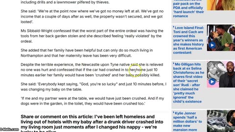 Random example of a Faked News story