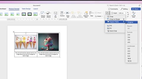 Insert_Images_and_text_perfectly_into_a_table_in_word