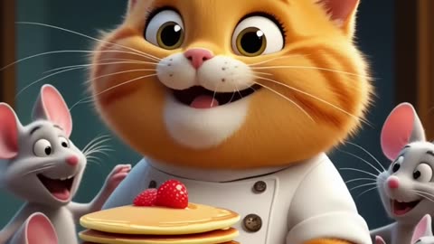 Ray and the Pancake Disaster 😹🥞 | Funny Cat Short