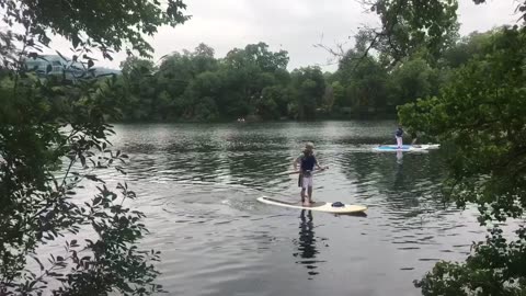 Row, row, row your boat, Gently down the stream.