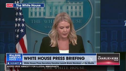 KAROLINE LEAVITT'S MESSAGE TO CHUCK SCHUMER