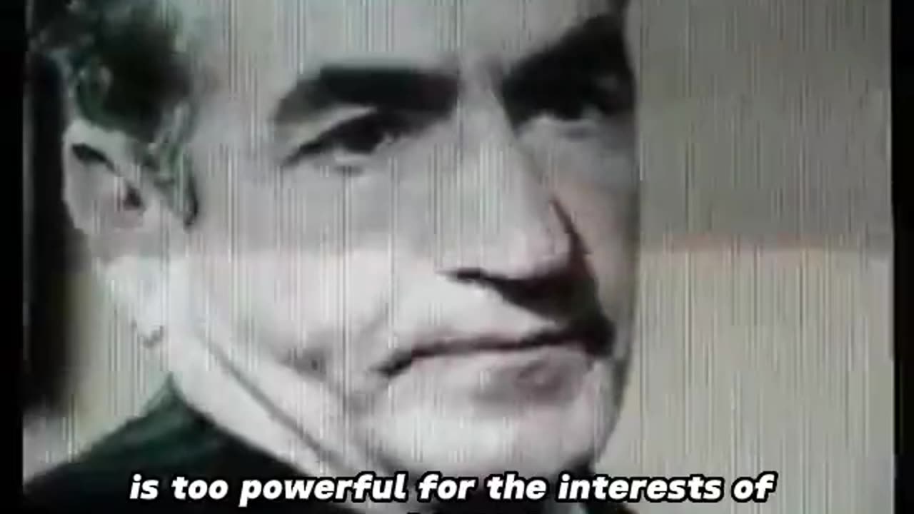 Mohammad Reza Shah Pahlavi, Shah Of Iran, Warned The World: ‘They Control Media, Banks, Finance.’
