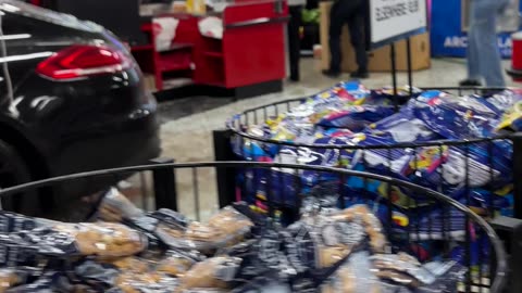 Woman Drives Her Car Through Grocery Outlet in Bremerton, Washington