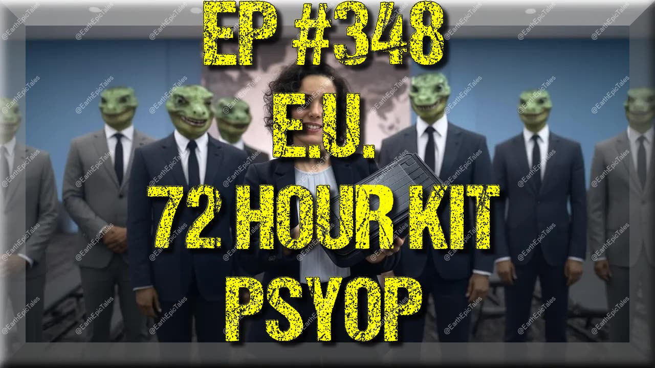 Exposed: The EU’s 72-Hour Bug Out Bag – Psyop Scam!