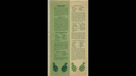 The Collectors Cook Book Pineapple by Woman's Day