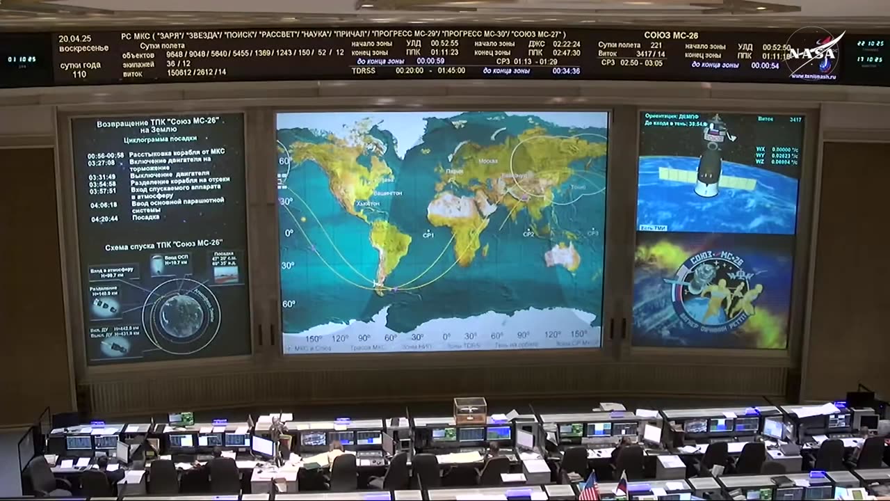 NASA Astronaut Don Pettit Soyuz MS-26 Undocking
