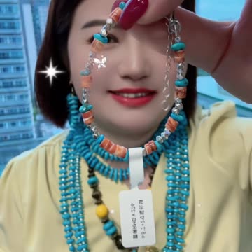 250610-8 Turquoise & Red Spiny Oyster Bracelet: Deep-Sea Flame and Glacier on the Wrist