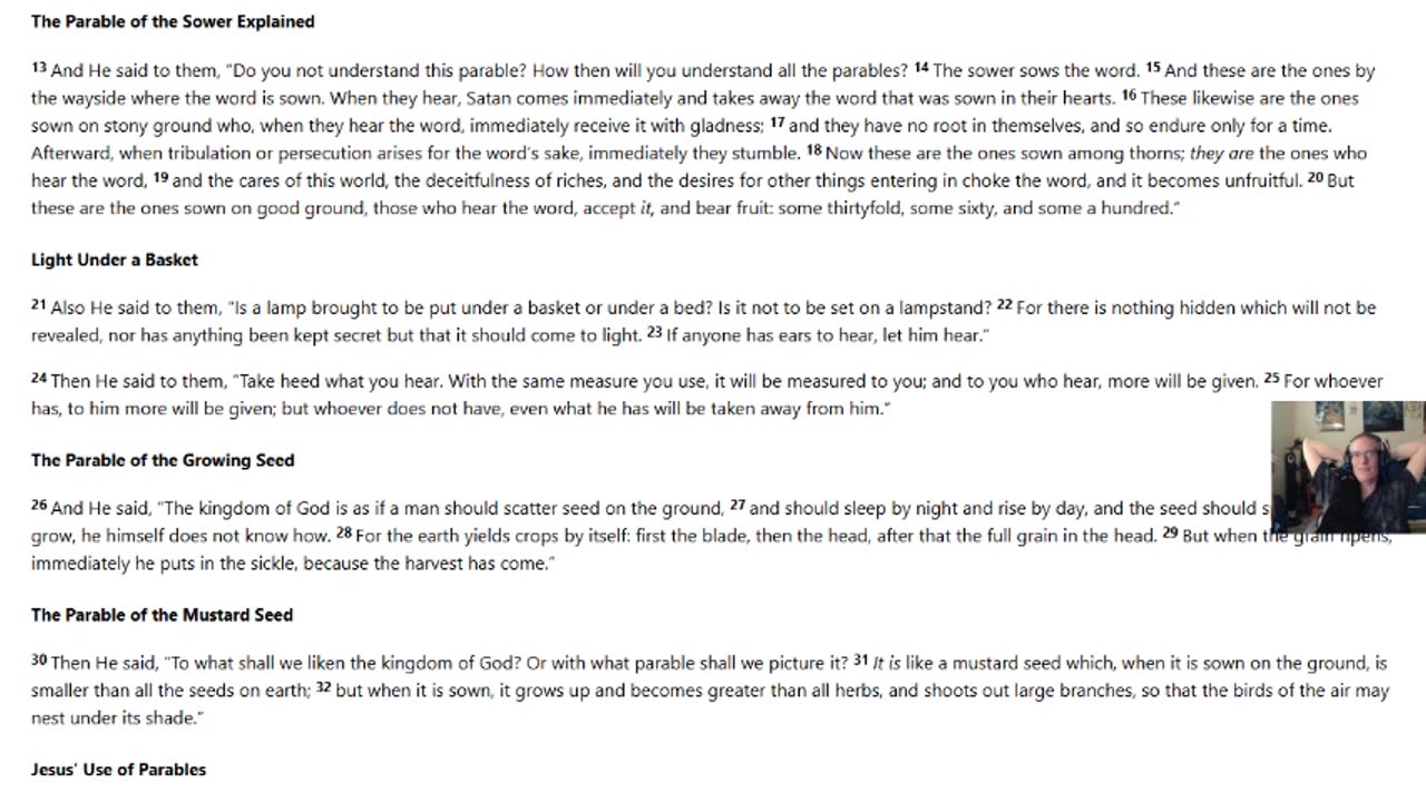 Mark 1 through 4 NKJV (Joshzilla89 Bible Reading)