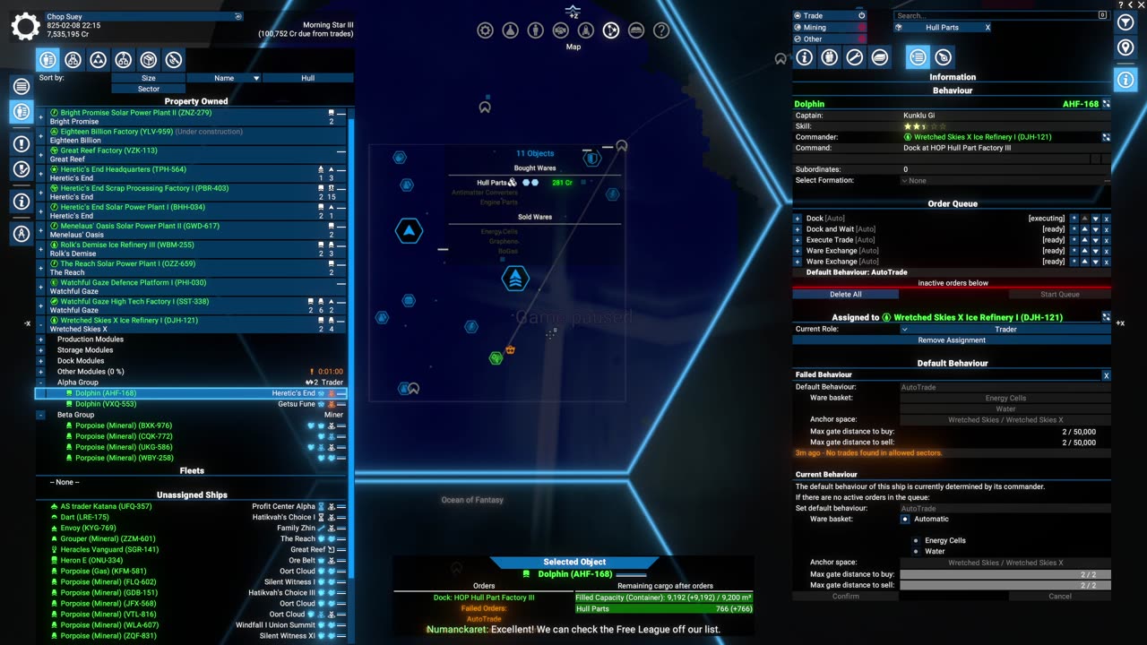 X4 Foundations 53: bought 8 Manticores