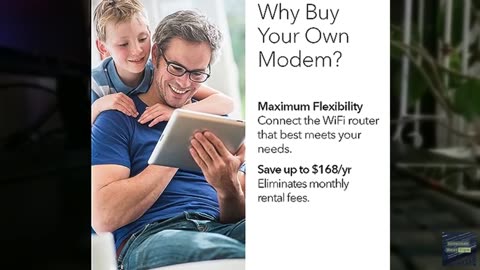 NETGEAR Nighthawk Cable Modem CM1200 - Compatible with All Cable Providers Inclu