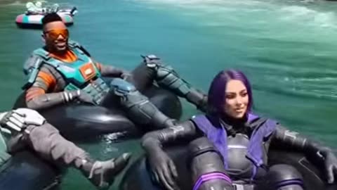 Apex legends going tubing on river p2