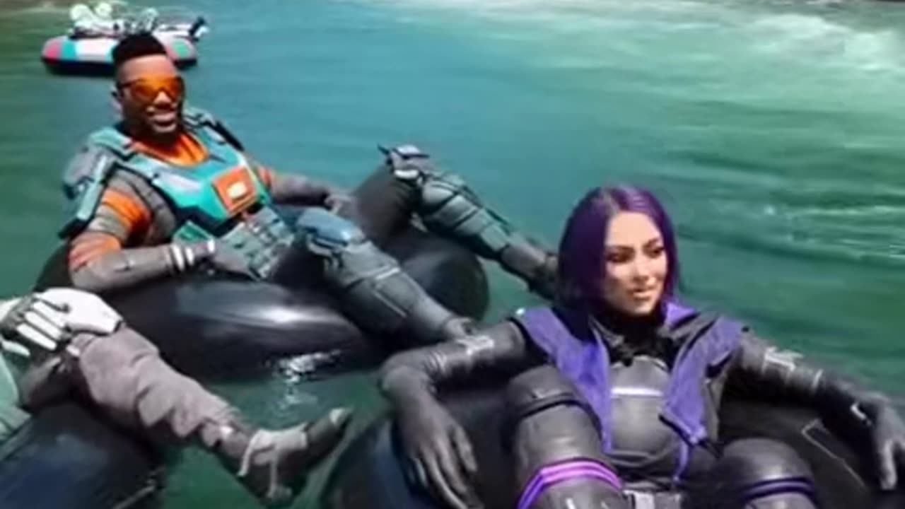 Apex legends going tubing on river p2
