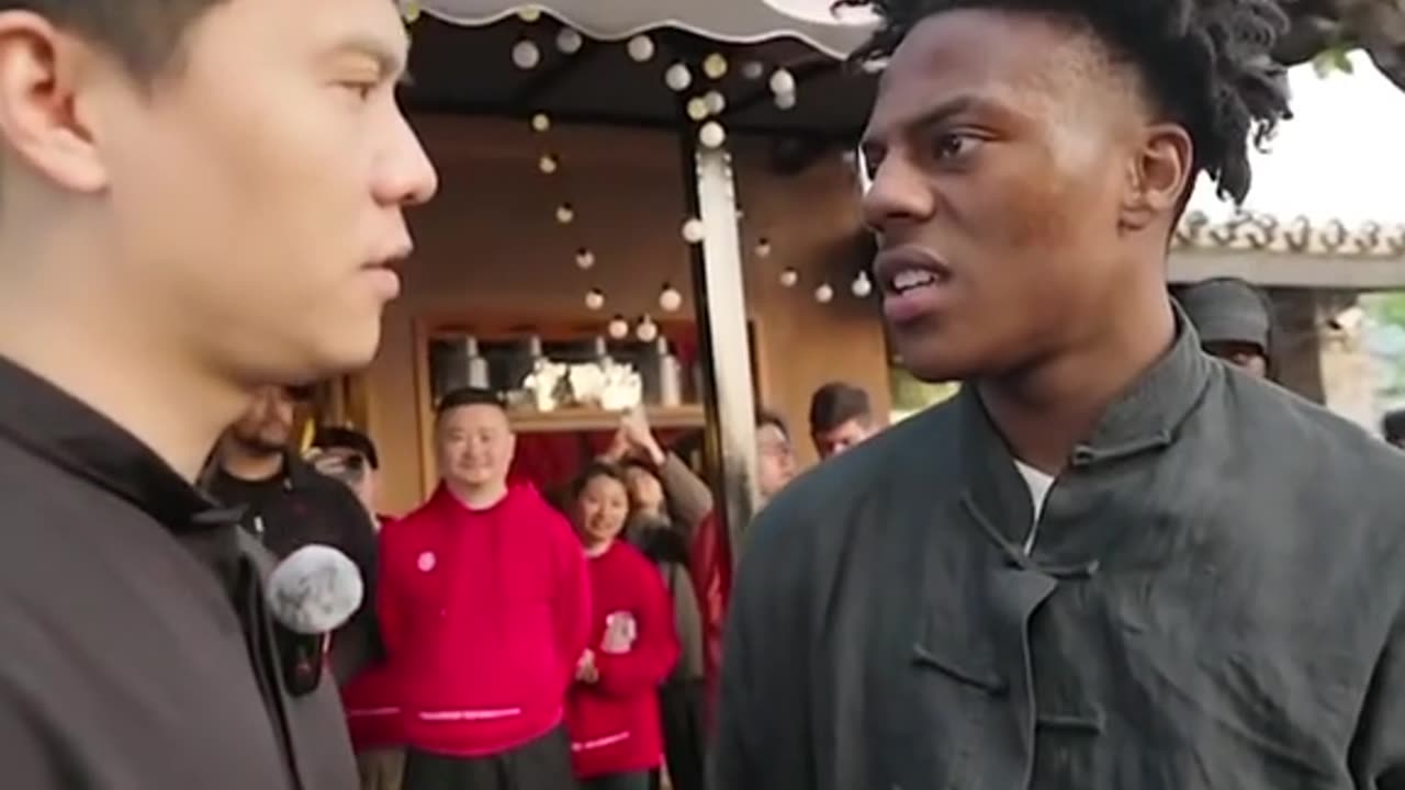 IShowSpeed reneacted the girl scene in The Karate Kid movie with real Zac Wang 😭 #ishowspeed #fyp