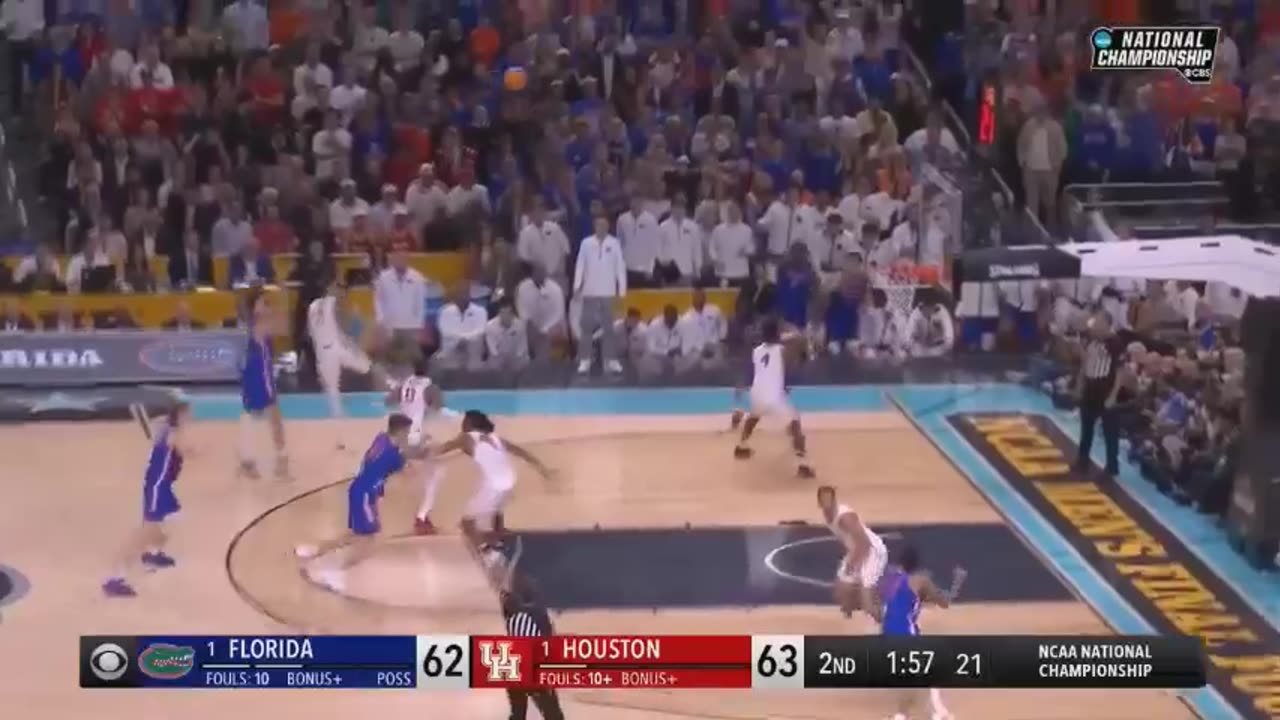 US Sports Basketball Feat. Florida vs. Houston Wild Ending 🍿National Championship