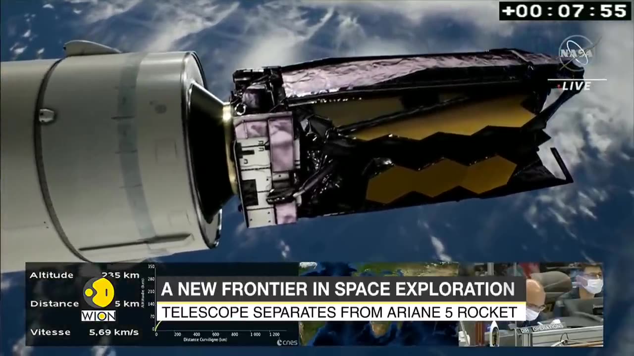 "Breaking: NASA Successfully Launches James Webb Space Telescope"