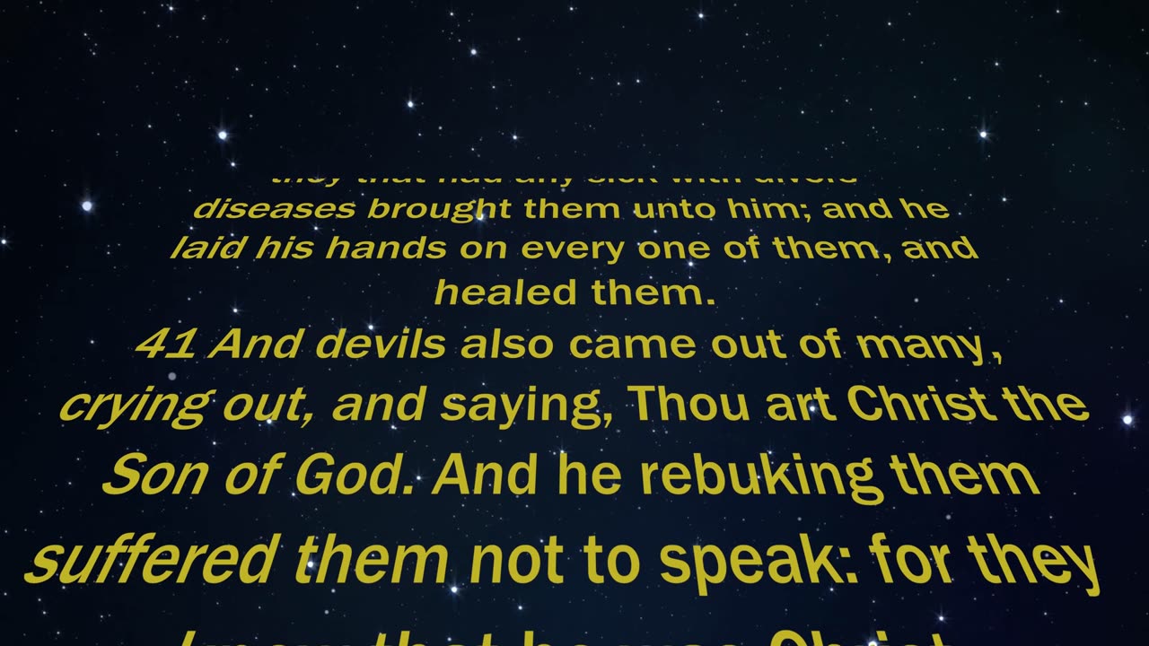 Luke Chapter 4 (KJV)
