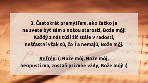 Prvý si bol len Ty