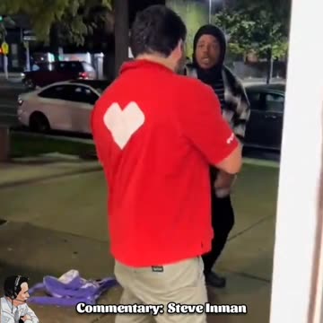 CVS employee throws hands with a thief