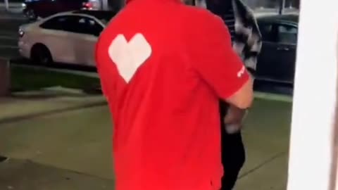 CVS employee throws hands with a thief