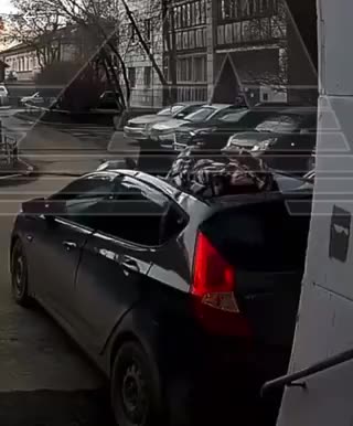 She was cleaning her windows on the balcony when she fell