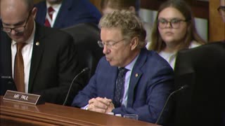 Dr. Rand Paul Questions Joel Rayburn During SFRC Hearing