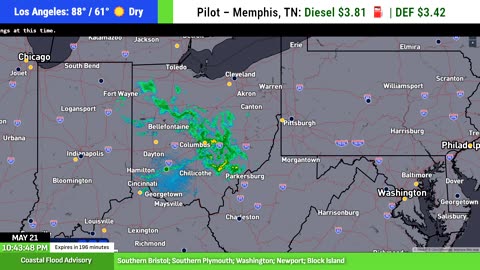 LIVE: Tonight’s Severe Weather Tracker for Truckers 🚛🌩