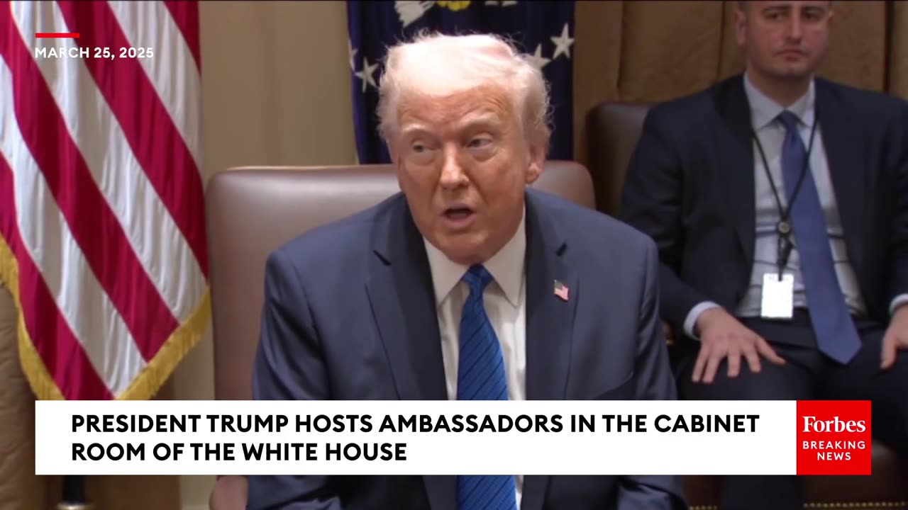 President Trump Hosts US Ambassadors & Signs EO Declassifying 'Crossfire Hurricane' March 25, 2025