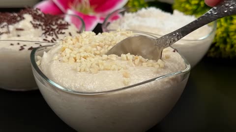New! Banana mousse dessert in 5 minutes!