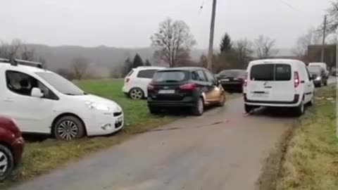 😂😂 How NOT to Tow a Car Out of a Ditch! | FunFM