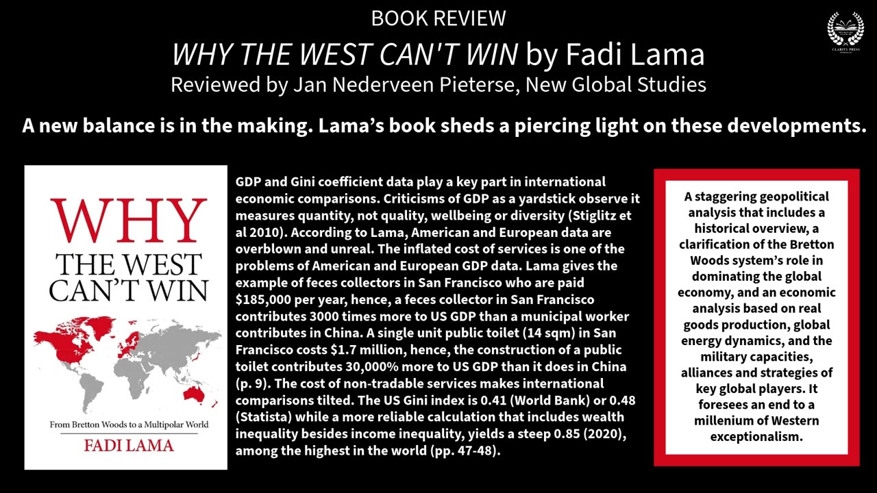 WHY THE WEST CAN'T WIN by Fadi Lama