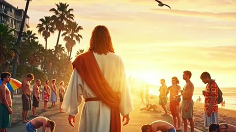 Jesus SAVES the city, subscribe for more ✝️🏖️💝