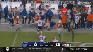 US Sports Football Feat. Florida vs #4 Miami Highlights